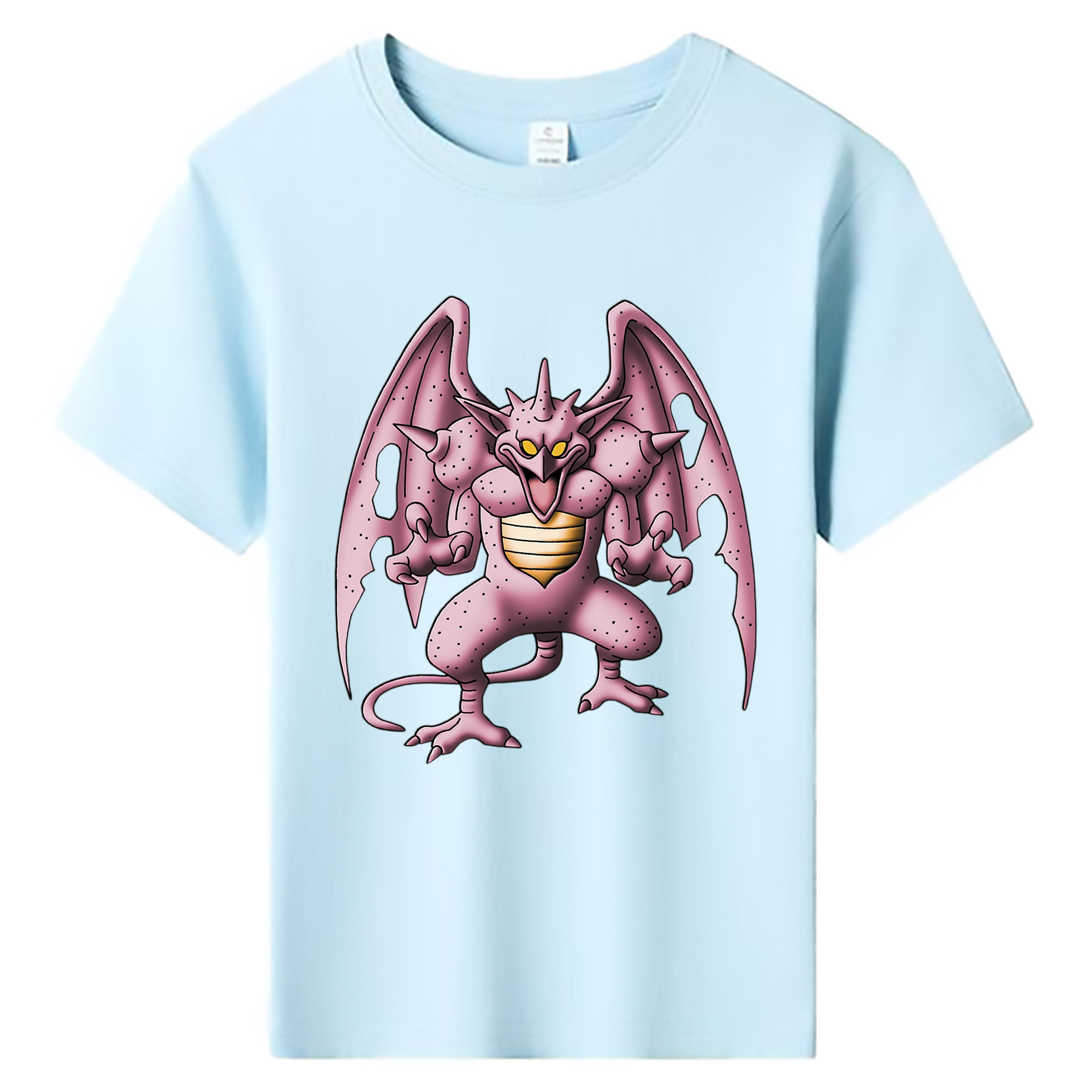 （画像用） ドラゴンクエスト Doragon Kuesuto Dragon Quest 綿100％キッズTシャツ（フロントプリント）